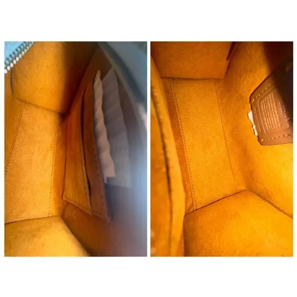 NWT Coach Crocodile Embossed Andrea Mini Carryall Bag - Picture 8 of 8